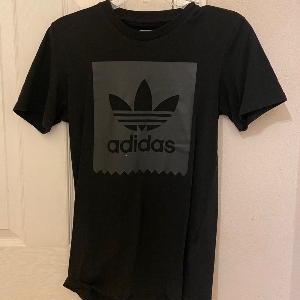 Adidas Black Logo Basic T-shirt